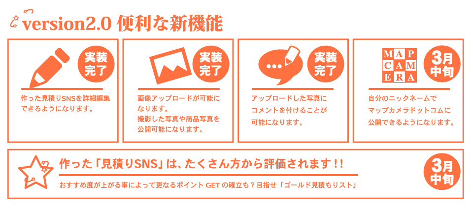 おすすめのセットを作ってポイント獲得 業界初の新サービス いいね。良かったね。をみんなで 見積りSNS