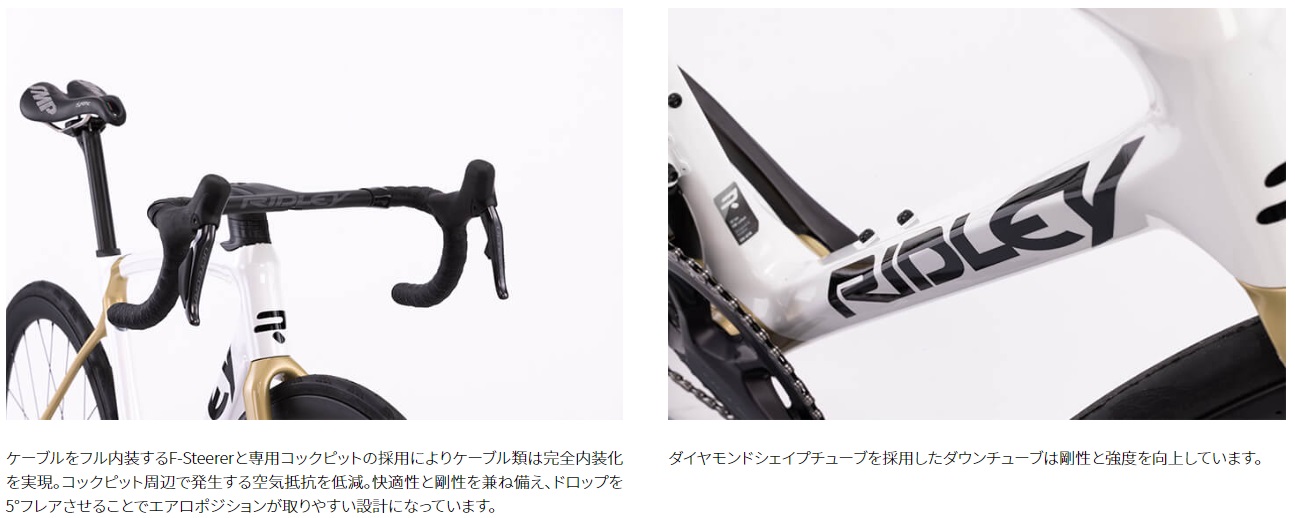 中古 リドレー フェニックス 白 XSサイズ カーボンフレーム 低