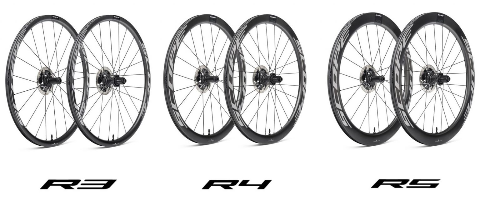 Scope(スコープ) R3 Rim ホワイトデカール チューブレスレディ カンパ ホイールセット