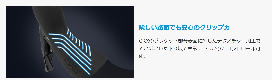 新品)SHIMANO (シマノ) GRX ST-RX820-LA ドロッパーポスト対応