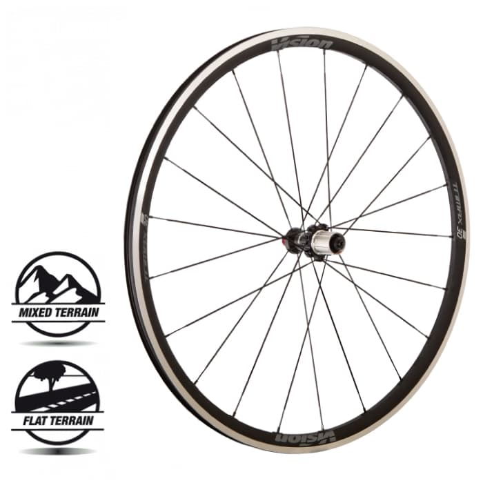【在庫一掃】 新品)Vision(ヴィジョン) TRIMAX30 V17 チューブレス シマノ11S パーツ