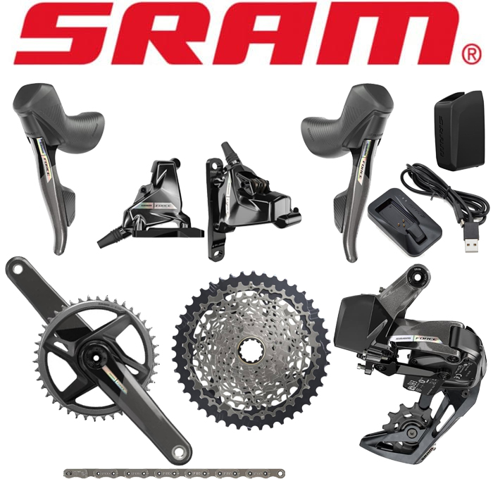 新品)SRAM (スラム) FORCE フォース XPLR eTap AXS 12S D2 1x ディスク