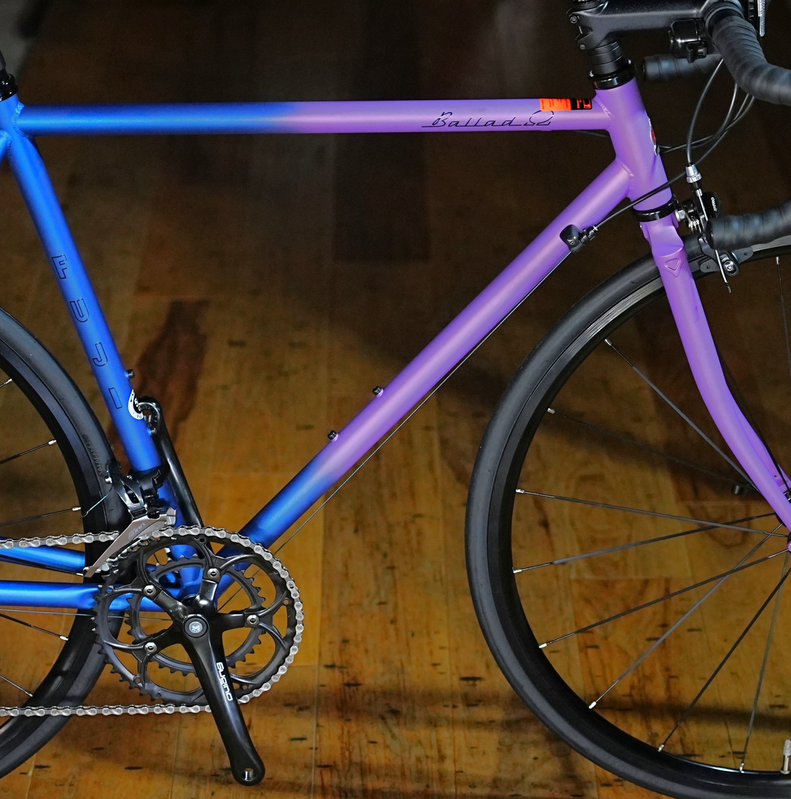 Fuji ロードバイク ブラック/パープル Fuji STRATOS ブラック/パープル 8段変速 - メルカリ