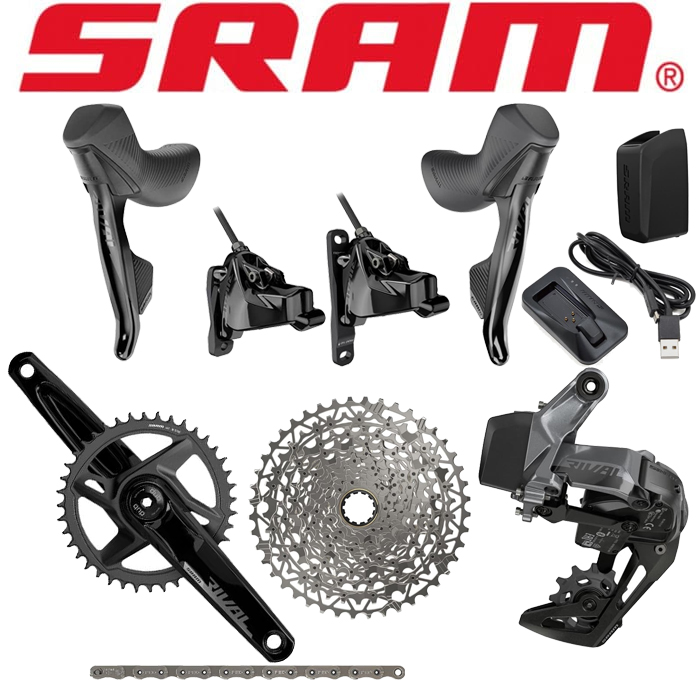 新品)SRAM (スラム) RIVAL ライバル XPLR eTap AXS 12S 1x ディスク