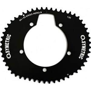 PCD130/5ボルト用 楕円チェーンリング 56T アウター エアロタイプ