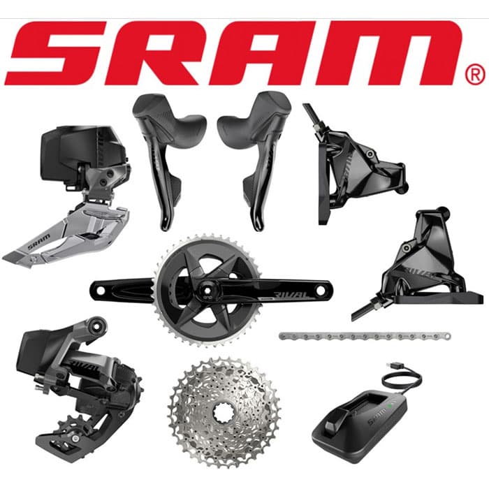 (新品)SRAM (スラム) RIVAL ライバル eTap AXS 12S 2x ディスク  グループセット（商品ID：2717015205129）詳細ページ | 自転車買取クラウンギアーズ｜ロードバイク・スポーツ自転車買取