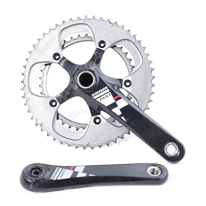 (中古)SRAM (スラム) RED レッド クランク GXP 170mm 53-39Ｔ  クランクセット（商品ID：3717007105207）詳細ページ | 自転車買取クラウンギアーズ｜ロードバイク・スポーツ自転車買取