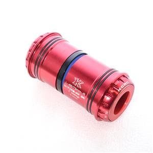 ロード/MTB BB ロード68mm / MTB68-73mm PF30 レッド ボトムブラケット