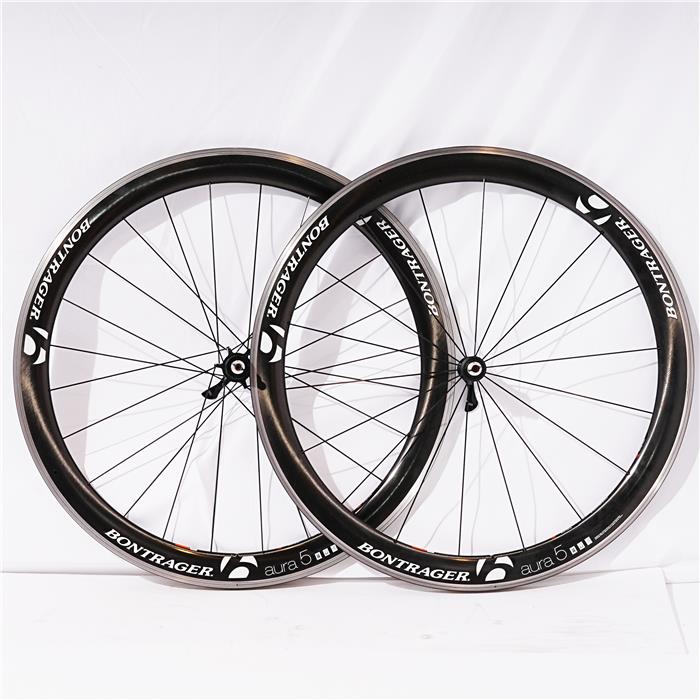 (中古)BONTRAGER (ボントレガー) AURA 5 TLR チューブレスレディ シマノ11S/12S  ホイールセット（商品ID：3717016541225）詳細ページ | 自転車買取クラウンギアーズ｜ロードバイク・スポーツ自転車買取