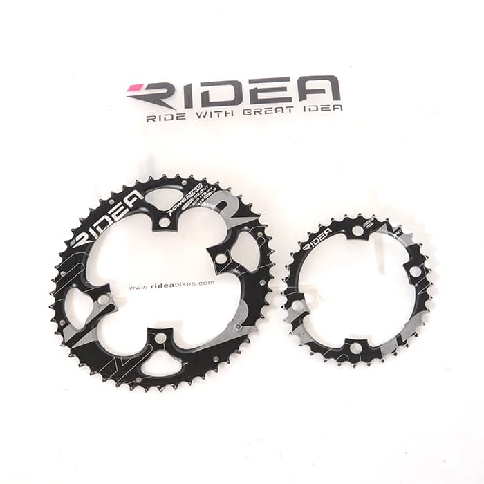 ridea 楕円チェーンリング 50-34t w2 シマノ4アーム（RIDEA MTB