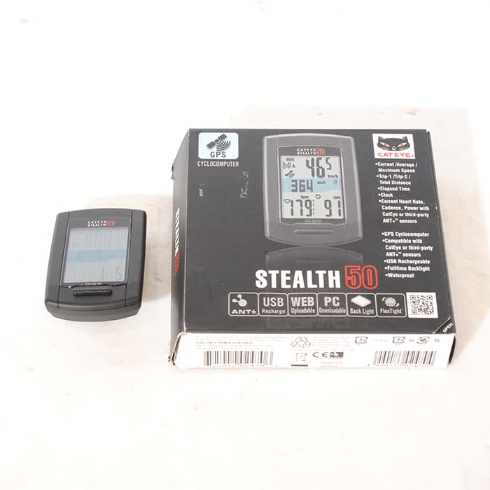 中古 Cateye キャットアイ ステルス50 Cc Gl50 スピード ケイデンスセンサーセット Gps Ant 対応サイクルコンピューター 商品id 詳細ページ 自転車買取クラウンギアーズ ロードバイク スポーツ自転車買取