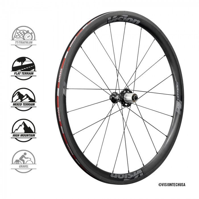 超美品】Vsion Metron 40 SL リム シマノフリー 11s ながけれ TU