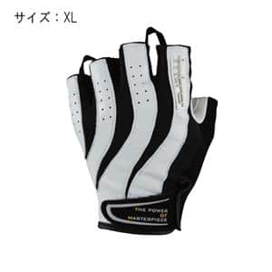 超人気ブティック 新品)intro (イントロ) ハーフ サイズXL white silver Trigger2 自転車
