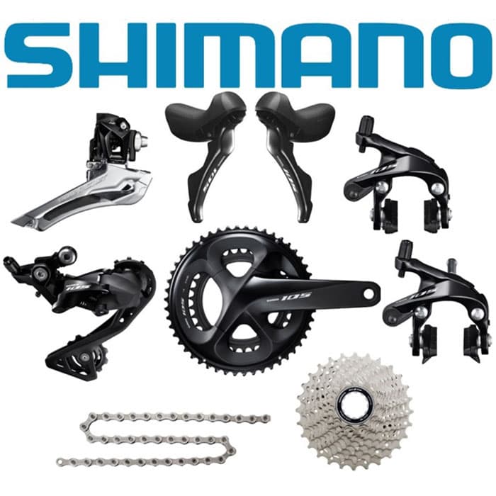 新品)SHIMANO (シマノ) 105 R7000 11S リム コンポーネント セット