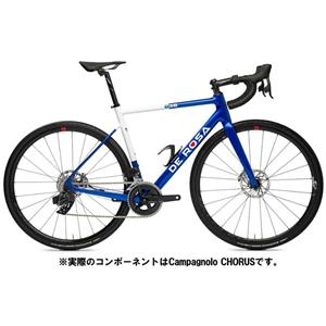 DE ROSA (デローザ) 838 Disk ブルー/ホワイト 52サイズ Campagnolo CHORUS ロードバイク メイン