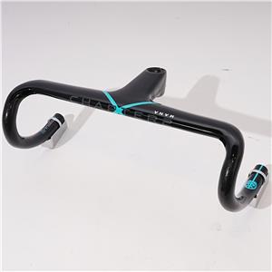 MANA2 BLACK＋AQUA 110x413 一体型ハンドルバー ステム