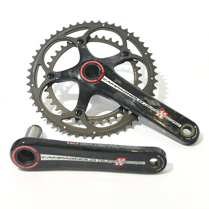 (中古)Campagnolo (カンパニョーロ) SUPER-RECORD 11S Ti 175mm 52-39T  クランクセット（商品ID：3717002348371）詳細ページ | 自転車買取クラウンギアーズ｜ロードバイク・スポーツ自転車買取