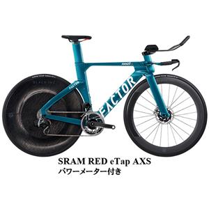 HANZO RED eTap AXS 2x パワーメーター付き PearlGreen トライアスロン・TTバイク