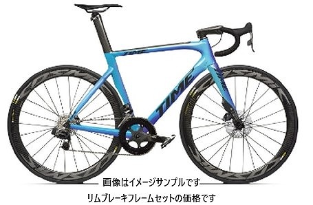 TIME (タイム) 2021モデル SCYLON フレームセット RIM ブルー