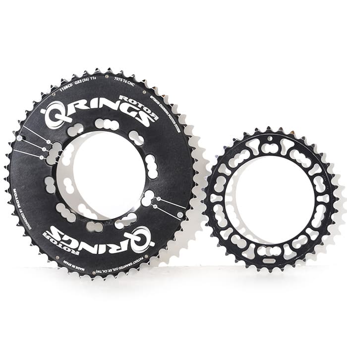 (中古)ROTOR (ローター) Q-Rings AERO 52-36T　5アーム用　 チェーンリングセット（商品ID：3717010192409）詳細ページ | 自転車買取クラウンギアーズ｜ロードバイク・スポーツ自転車買取