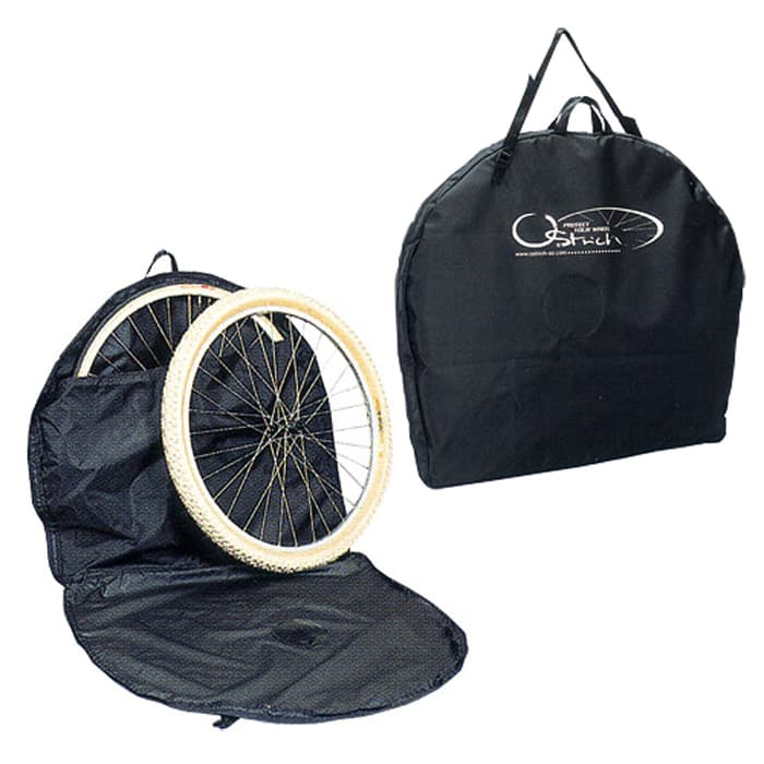 デポー オーストリッチ 車輪カバー 2本用 オーストリッチ(OSTRICH) 車輪カバー 2本組 サイクル 自転車 輪行 ブラック