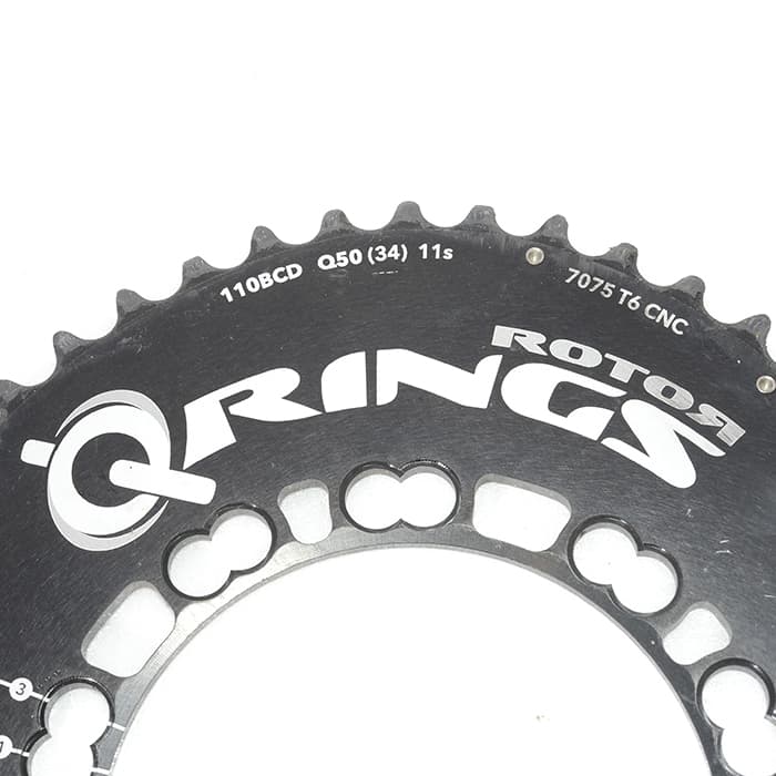 ROTOR チェーンリング 50/34 7075 T6 CNC（Rotor Q-Rings OCP