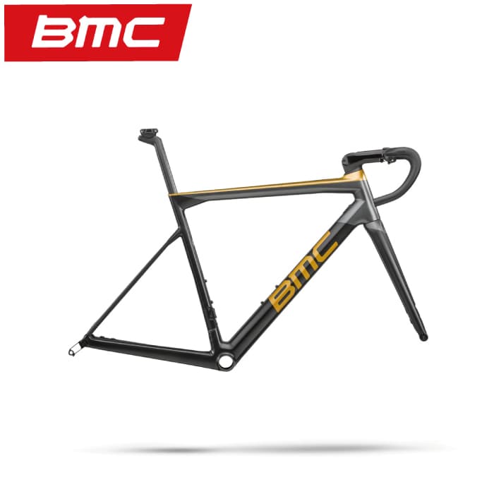 (新品)BMC (ビーエムシー) 2020モデル SLR01 DISC MOD カーボン/ゴールド サイズ47(167-172cm) フレームセット(商品ID:7630027839470)詳細ページ | 自転車買取クラウンギアーズ|ロードバイク・スポーツ自転車買取