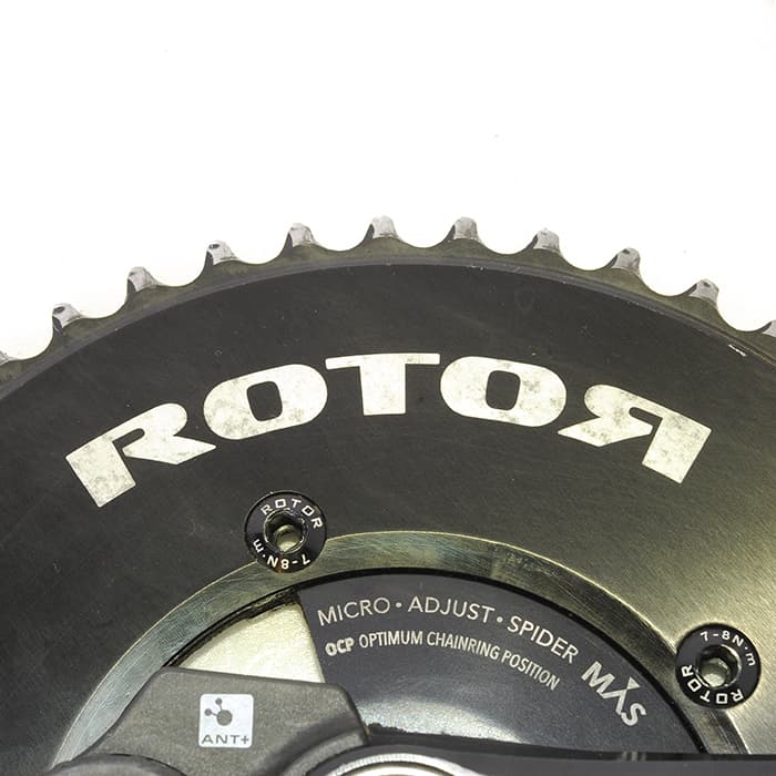 ROTOR (ローター) 3D+ POWER PCD110 172.5mm パワーメーター付 クランクセット