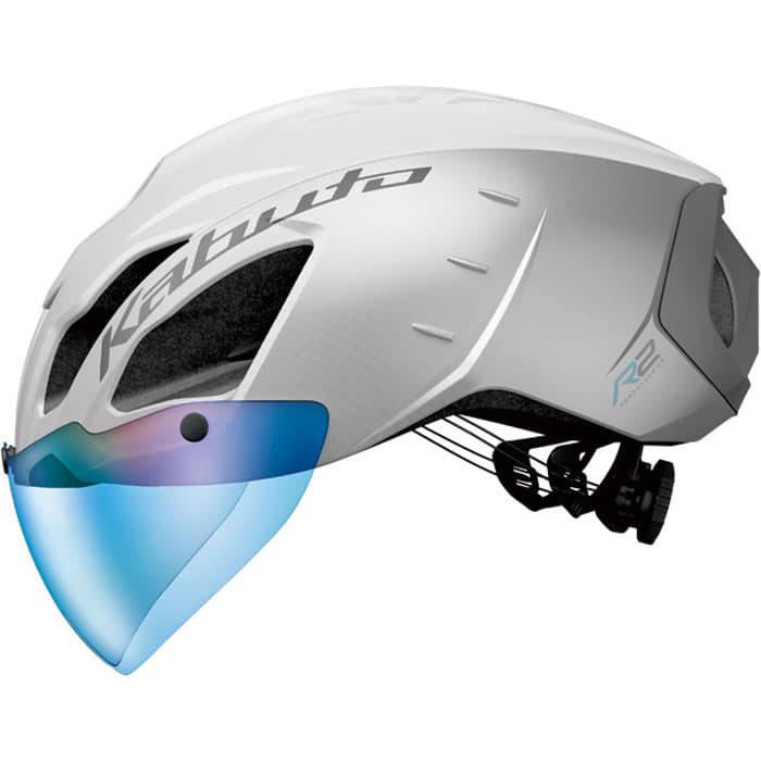 新品)OGK (オージーケー) AERO-R2 マットホワイト S/M 自転車用