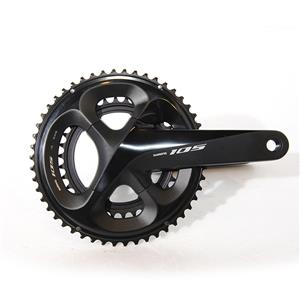 Shimano 105 5800 Double Crankset /& Bottom Bracket Black 165mm 53//39T