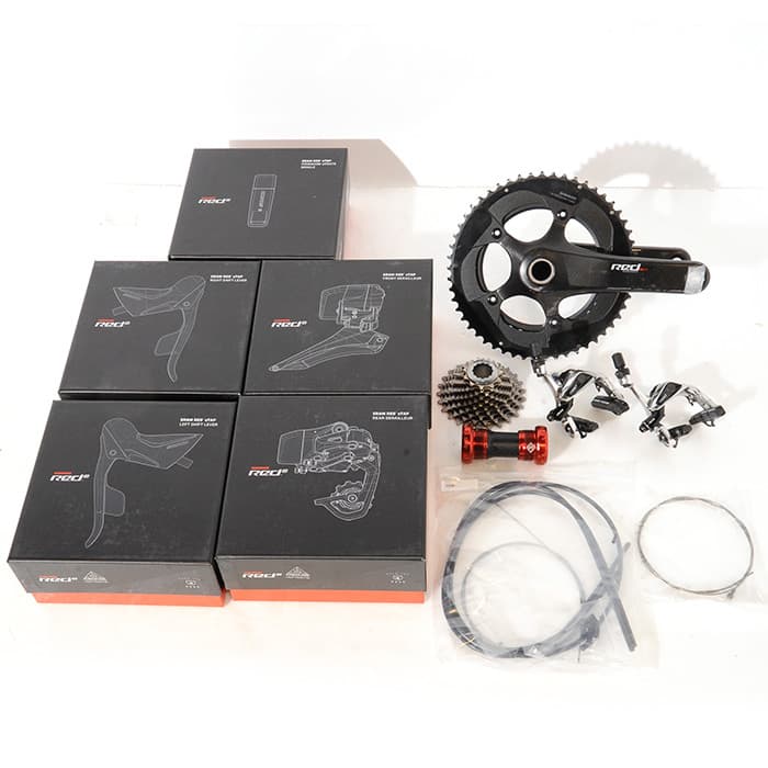 (中古)SRAM (スラム) Red eTap SET（レバー、FD、RD、クランク、BB、ブレーキ前後、スプロケット）  グループセット（商品ID：3717010710566）詳細ページ | 自転車買取クラウンギアーズ｜ロードバイク・スポーツ自転車買取