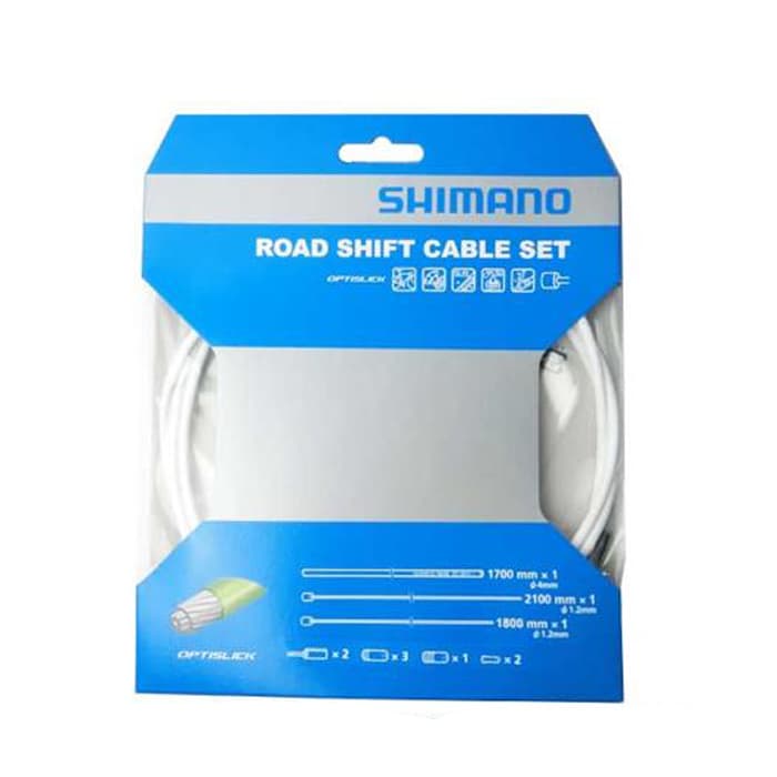 新品)SHIMANO (シマノ) OT-SP41 OPTISLICK オプティスリック シフトケーブルセット  ホワイト（商品ID：4524667700593）詳細ページ | 自転車買取クラウンギアーズ｜ロードバイク・スポーツ自転車買取