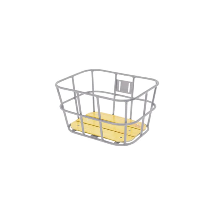 新品)GIZA PRODUCTS (ギザ プロダクツ) AL-N04 ウッド ボトム バスケット サイズS  シルバー（商品ID：4935012333593）詳細ページ | 自転車買取クラウンギアーズ｜ロードバイク・スポーツ自転車買取
