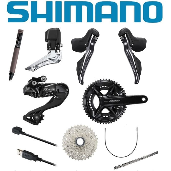 新品)SHIMANO (シマノ) 105 Di2 12S リム グループセット（商品ID