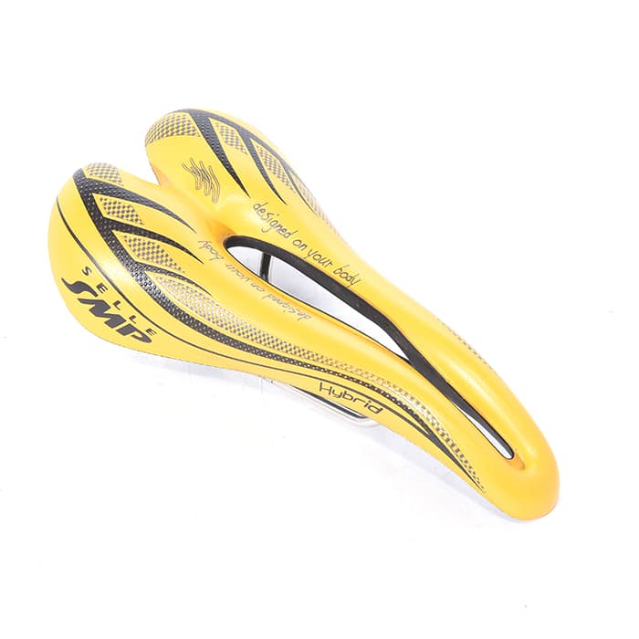 (中古)SELLE SMP (セラ エスエムピー) HYBRID ハイブリッド イエローサドル（商品ID：3717010953635）詳細ページ |  自転車買取クラウンギアーズ｜ロードバイク・スポーツ自転車買取