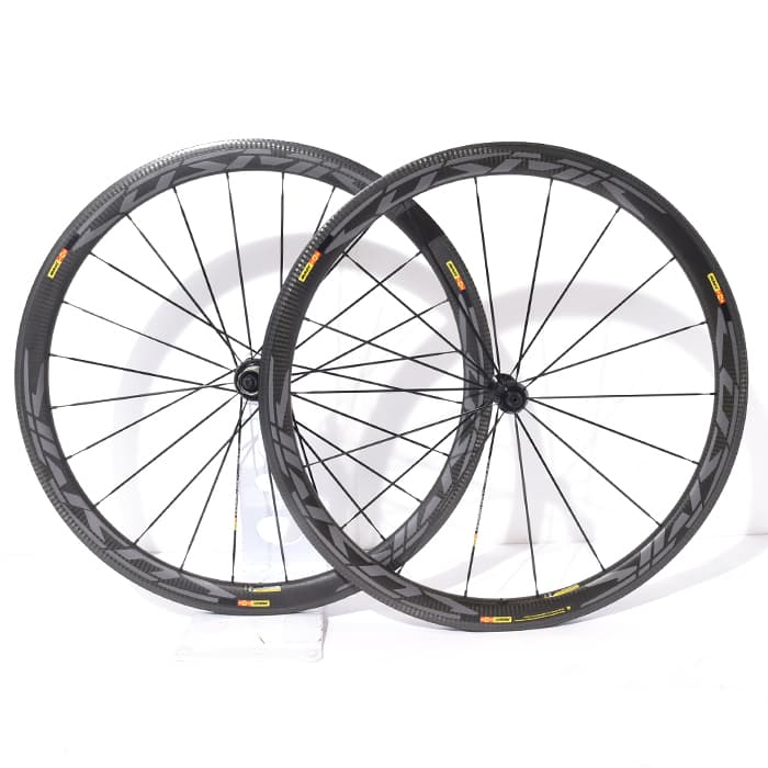 (中古)MAVIC (マビック) 2018 COSMIC PRO CARBON SL UST コスミックプロカーボン クリンチャー チューブレス対応  シマノ11S ホイールセット（商品ID：3717006781648）詳細ページ | 自転車買取クラウンギアーズ｜ロードバイク・スポーツ自転車買取