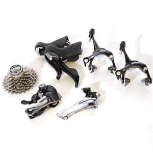 (中古)SHIMANO (シマノ) 105 5700 5点SET（レバー、FD、RD、BR