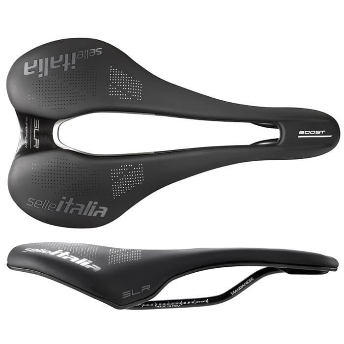 (中古)selle ITALIA (セラ イタリア) SLR BOOST TM SUPER FLOW Manganese ブラック サイズL  サドル（商品ID：3717015492702）詳細ページ | 自転車買取クラウンギアーズ｜ロードバイク・スポーツ自転車買取