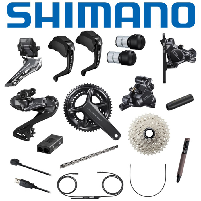 SHIMANO フロントチェーンホイール スプロケットx2 - パーツ