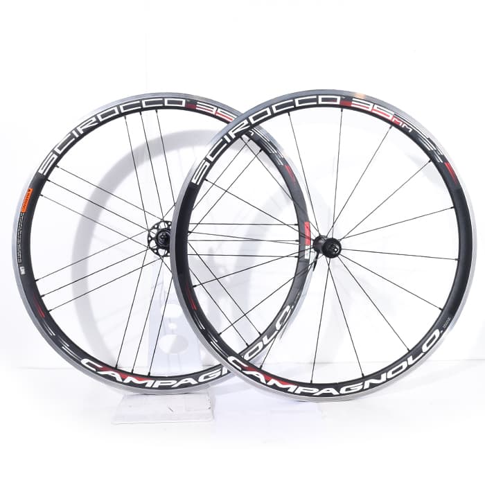 (中古)Campagnolo (カンパニョーロ) SCIROCCO 35 C15 シロッコ クリンチャー シマノ11S  ホイールセット（商品ID：3717007793763）詳細ページ | 自転車買取クラウンギアーズ｜ロードバイク・スポーツ自転車買取