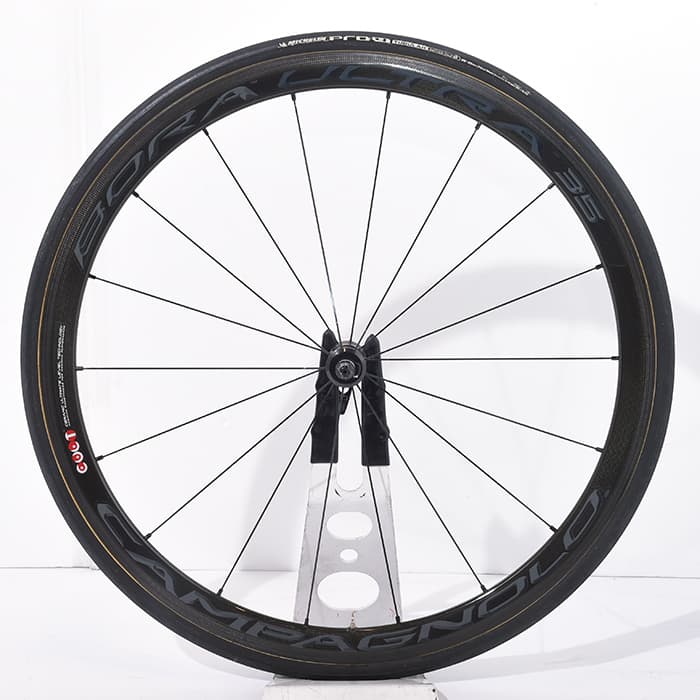 (中古)Campagnolo (カンパニョーロ) BORA ULTRA 35 DK TU ボーラウルトラ　チューブラー フロントのみ  ホイール（商品ID：3717007103906）詳細ページ | 自転車買取クラウンギアーズ｜ロードバイク・スポーツ自転車買取