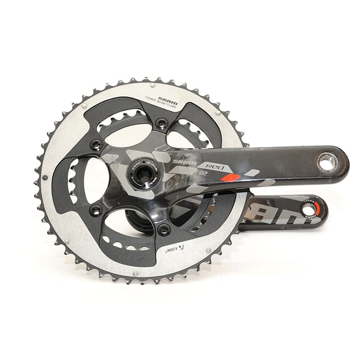 中古)SRAM (スラム) RED22クランク 165ｍｍ BCD110 50/34T 11S クランクセット（商品ID：3717008671947）詳細ページ  自転車買取クラウンギアーズ｜ロードバイク・スポーツ自転車買取